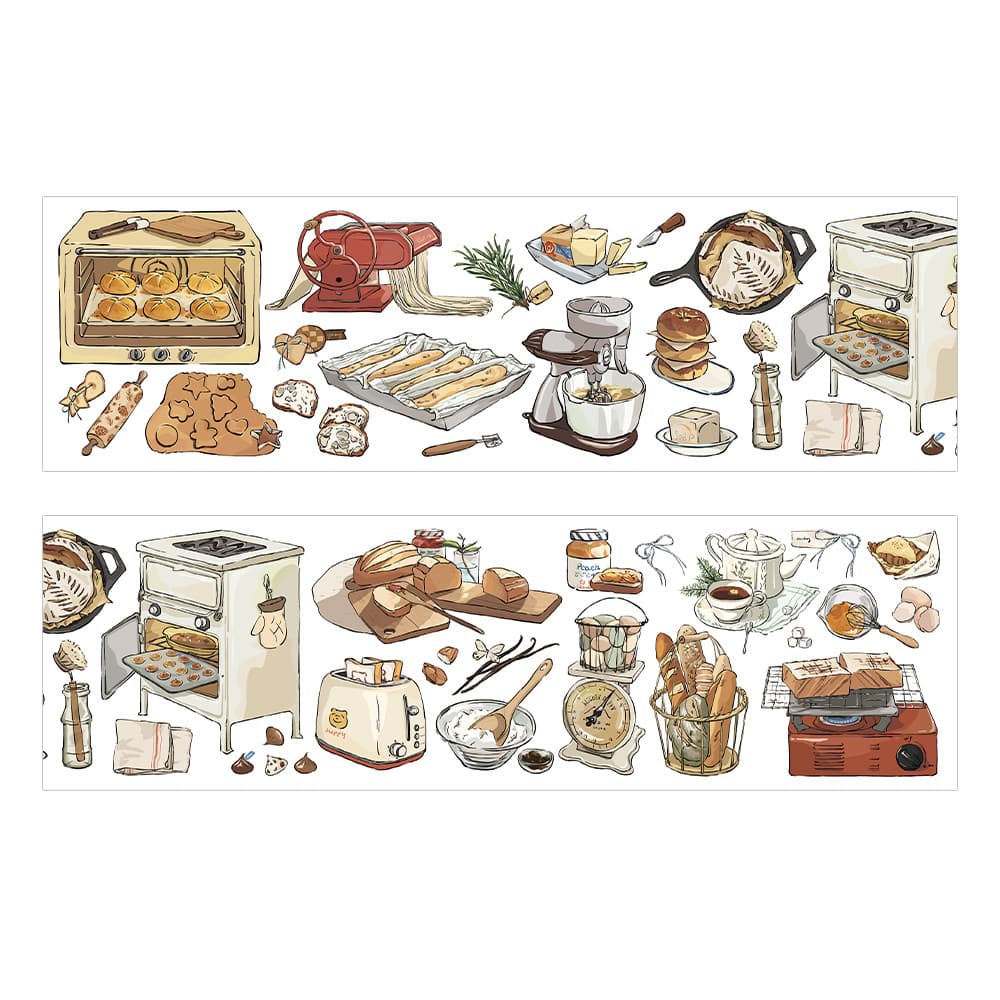 Illustrated Pet Travel Washi Tape Set